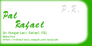 pal rafael business card