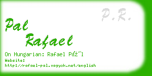 pal rafael business card